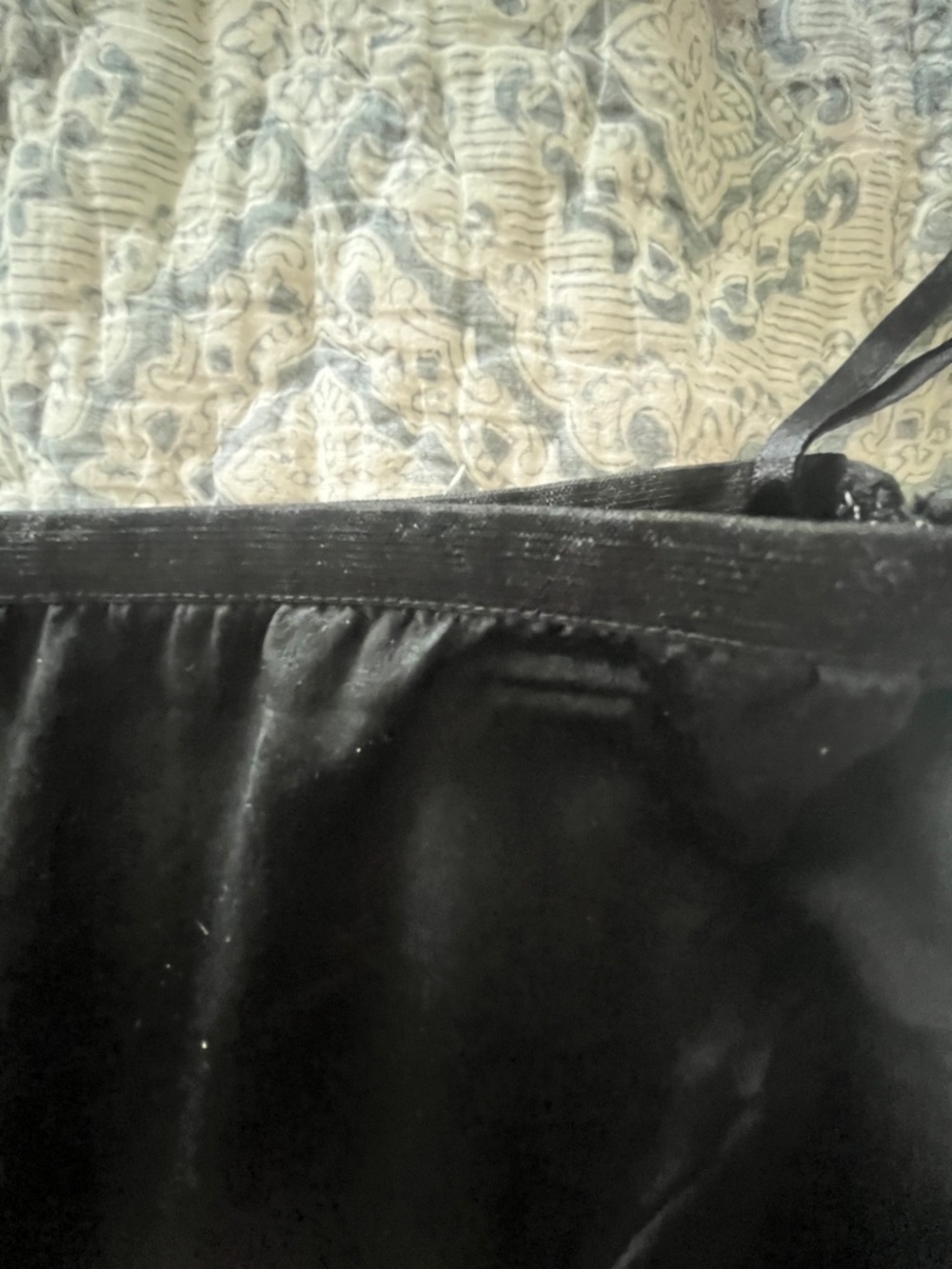 VTG Ideology 100% Silk Handkerchief Hem Skirt Black Sz 12 Dark Romantic Goth - Picture 8 of 10